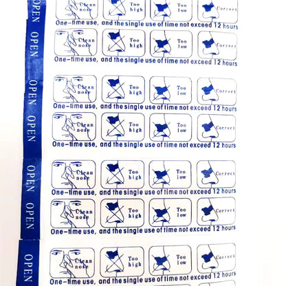 100-300PCS Nasal Strips Right Aid Stop Snoring Sleep Breath Nose Patch Good Sleeping Patch Product Easier Breath Random Pattern